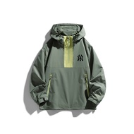 MLB Hooded Jacket Men Jacket Waterproof Long Sleeve Top Outdoor