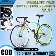 LUANDA Fixie Bikes Steel Frame Bike Road Bike Alloy Wheels 700×23c Basikal Fixie Road Bike