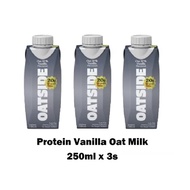 OATSIDE Protein Vanilla Oat Milk 250ml x 3s Low Fat 3000mg BCAA No Sugar Added