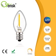 E12 E14 Retro ​LED Bulb Lamp 220V Light Bulb C7 Glass Candle Bulb 0.5W Energy Saving Filament Bulb M