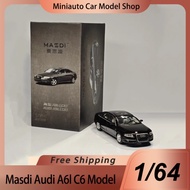 New In Stock Masdi 1:64 Audi A6l C6 Alloy Miniature Diecast Model Gift Box Packaging Audi A6l C6 Pol