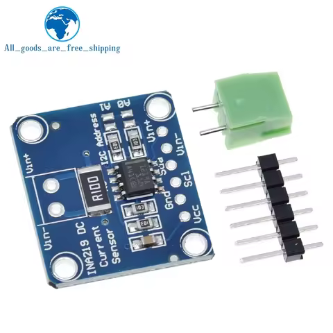 TZT 1/3pcs INA219 I2C Zero Drift Bi-directional Current Power Supply Sensor Breakout Monitoring Modu