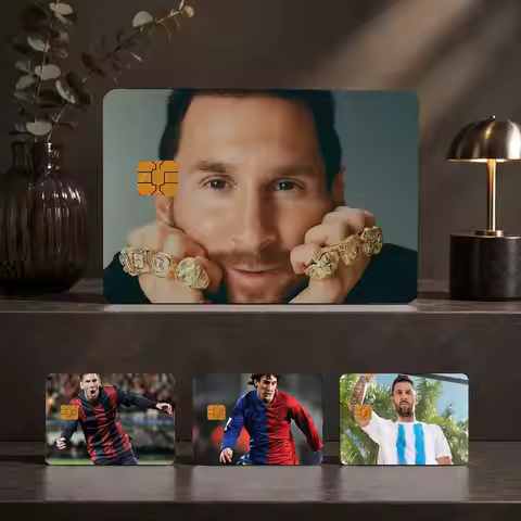 Legend football player Messi Sticker Film Tape Skin for Credit Card Debit Card Waterproof Stickers