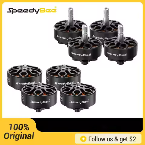 SpeedyBee 2306.5/2006 Motor 1800/1950KV 6S Bee35 3.5 inch/Master 5 V2 FPV Racing Long Range Freestyl