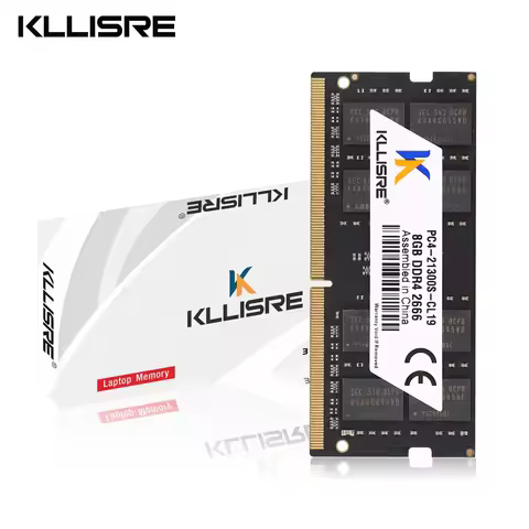 Kllisre Memória DDR3 DDR4 8GB 4GB 16GB Laptop Ram 1333 1600 2400 2666 3200 DDR3L 204pin Sodimm Noteb