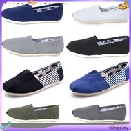 Toms Thomas Shoes Canvas Shoes Pure Color Flat Casual Couple kasut loafer Toms Shoes Slip on Shoes