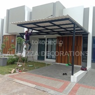 kanopi alderon besi hollow,kanopy garasi mobil ,canopi rumah ,carport