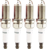 Spark Plug for Toyota Cruiser 1.5L Auris Allion, 4 Pcs Daul Iridium Spark Plug 90919-01243 FK16HR11