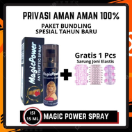 PAKET HEMAT MAGIC POWER ANTISEPTIC SPRAY 15 ML / TISU MAGIC SPRAY BOTOL 15ML SPRAY MAGIC POWER PRIA 