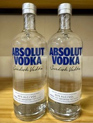 買一送一！絕對 伏特加原味 1L Absolut Vodka 1000ml x2