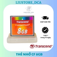 Transcend 8GB CF Memory Card compatible with DSLR & CNC machines