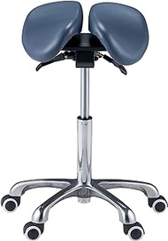 Master Massage Berkeley Ergonomic Split Style Saddle Stool In Royal Blue, 1count