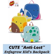 [Enfagrow] Cute Animal Kindergarten Kid's - Anti-Lost Straps (Whale/Giraffe/Elephant) Small Backpack/Kids Bag Beg Kanak