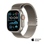 Apple Watch Ultra 2 (GPS + Cellular) 49mm Titanium Case with Titanium Milanese Loop