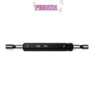 FIGHTN Thread Plug Gauge, Steel Material Black Double Ends Thread Gauge, Durable 6H Tolerance M5x0.8