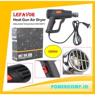 Heat Gun Lefavor QR-85A1 220-230V 2000W Dual Temperature Settings 450 - 600 °C Hot Air Gun Kit for C