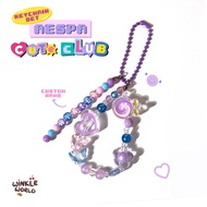 Aespa Keychain Set / Beads Keychain / Beads Keychain Set Cute Club