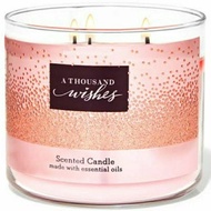 READY STOCK CHEAP Bath and Body Works 3 Wick Candle A Thousand Wishes