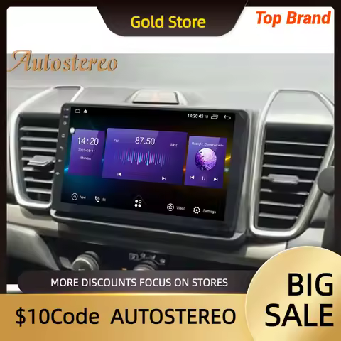 Carplay Android13 Car Media Player GPS Navigation For Honda City 2021 2022-25 Auto Radio Stereo Head