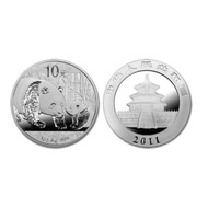 Panda silver coin 1oz 30gram .999 (2011)