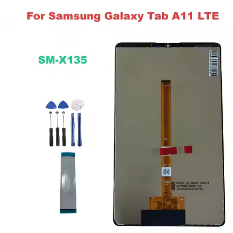 For Samsung Galaxy Tab A11 LTE SM-X135 , 90Hz Tablet Display Touch Screen Replacement