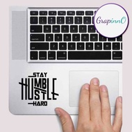 Decal Sticker Macbook Apple Macbook Stay Humble Quote Stiker Laptop