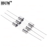 10PCS 5*20mm Axial Glass Fuse Fast Slow Blow 250V With Lead Wire 5*20 F 0.5A/1A/2A/3A/3.15A/4A/5A/6.
