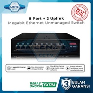 JTTOP" SWITCH POE HUB 8+2 PORT / SWITCH POE 8 PORT