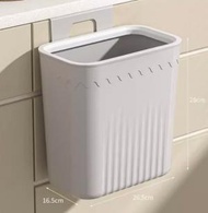 文記 - 壁掛式廚房垃圾桶（無蓋款灰色）（尺寸：26*6.5*29cm）#M257016095