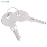 [Tzuscene] 2PCS Keychannel CH751 Copper Key Universal Keys For Elevator Lock Control Cabinet Room Ca