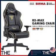 THE RX-MAX Gaming Chair with 4D Armrest Professional Design Adjustable Backrest- 2 years warranty