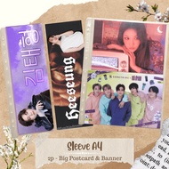 Sleeve Big Postcard / Banner (2P) Binder Size A4 2/3/4 Ring [Large]
