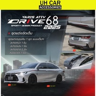 TOYOTA VIOS AC100 2023 2024 2025 ORIGINAL THAILAND DRIVE68 ABS BODYKIT SPOILER WITH PAINT