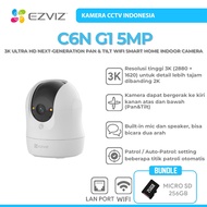 EZVIZ C6N G1 5MP 3K ULTRA HD NEXT-GENERATION PAN & TILT SMART COLOR NIGHT VISION WIFI SMART HOME IND