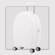 全城熱賣 - 萬向輪拉桿箱行李箱（貝殼電子紋-穀物白 23寸）
