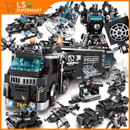 SWAT Building Blocks 820 Pcs 51-IN-1 Toy for Kids Boys