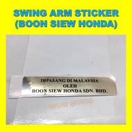 EX5 SWING ARM STICKER EX5 REAR FORK STICKER EX5 REAR FORK LOGO EX5 FORK EMBLEM CODE 30076 BOSSKU