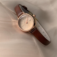 Korean retro watch ins style simple temperament exquisite thin strap ladies watch stainless steel watch waterproof