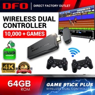 DFO Portable 10k Game 4K TV Video Game Console 2.4G Wireless Controller PS1 Classic Games Retro Game