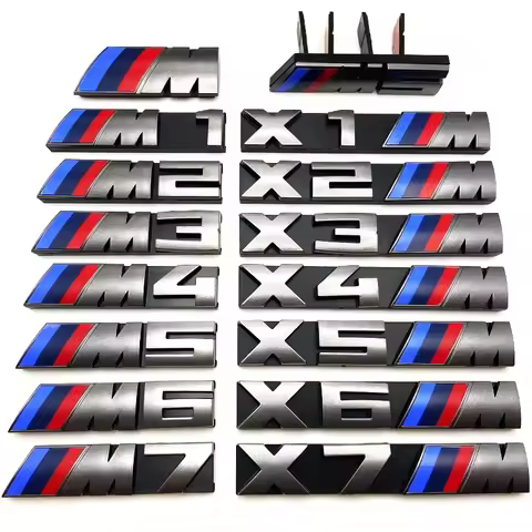 bda For BMW M Logo X1 X2 X3 X4 X5 X6 F48 G01 E84 E83 F39 F10 F30 G11 G07 G86 G80 G60 E60 E46 3D Car 
