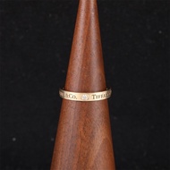 TIFFANY&CO(蒂芙尼) Tiffany & Co. 三鑽戒指 窄版 3mm 18K黃金/鑽石 49 黃金 18K玫瑰金