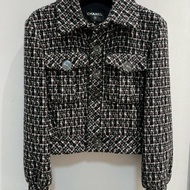 CHANEL 毛尼 針織外套 陳偉霆同款 短版 鈕扣 46號 M9150