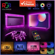 Strip Light Music Sync RGB LED TV Backlight App/Remote Control 5V USB Powered Flexible Home Decorati