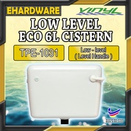 LOW LEVEL Vinyl Eco Cistern Lift Up Valve 6L Complete Low Level Cistern Toilet Cistern Tandas kotak 