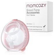 Momcozy Aksesori Gantian Pam Payudara, V1 Pro / V2 Pro Asli, Set Penuh Pengumpul Max 7.8oz, dengan B