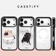 Magnetic Cute Busy Sick Cat Acrylic Phone Case For iPhone 17 Pro Max 17 Air 16 Plus 15 14 13 12 Shoc