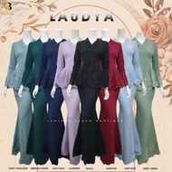 LAUDYA KEBAYA PEPLUM WITH EXCLUSIVE LACE PLUS SIZE S TO 3XL