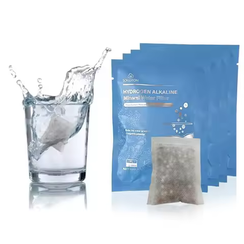 pH 9.5 Alkaline hydrogen water filtration antioxidant ceramic balls alkaline water cup bottle energy