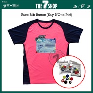 Marathon Race Bib Button / Marathon / Running / Number Pin / Marathon Number Button