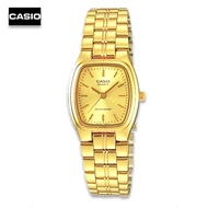 Velashop นาฬิกาข้อมือผู้หญิง CASIO สีทอง/หน้าปัดทอง Stainless Strap รุ่น LTP1169N-9ARDF LTP-1169N-